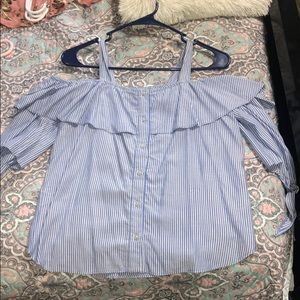 Off the shoulder shirt